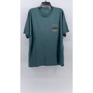 BLUE84 Men's Blue-Green Naples Florida Graphic Crewneck Cotton T-Shirt SZ L